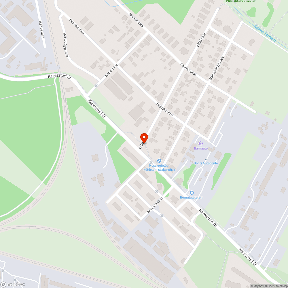 Veszélyes lyuk a sínek mellett bejelentés helye