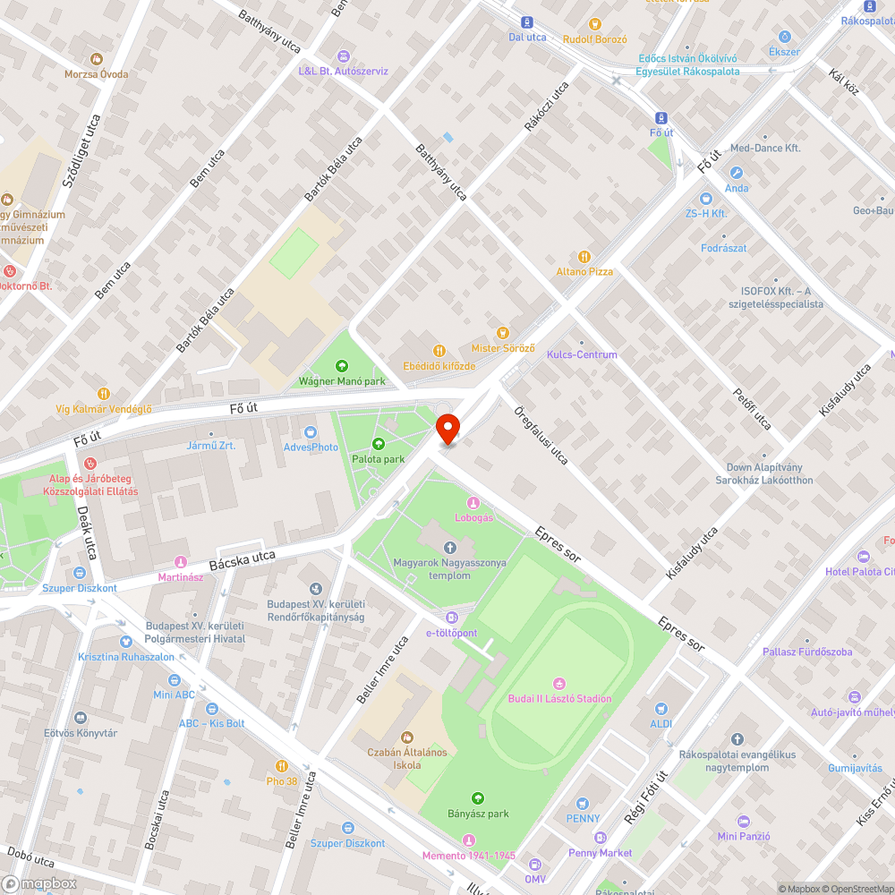 Parkolás tilosban és zöldterületen bejelentés helye