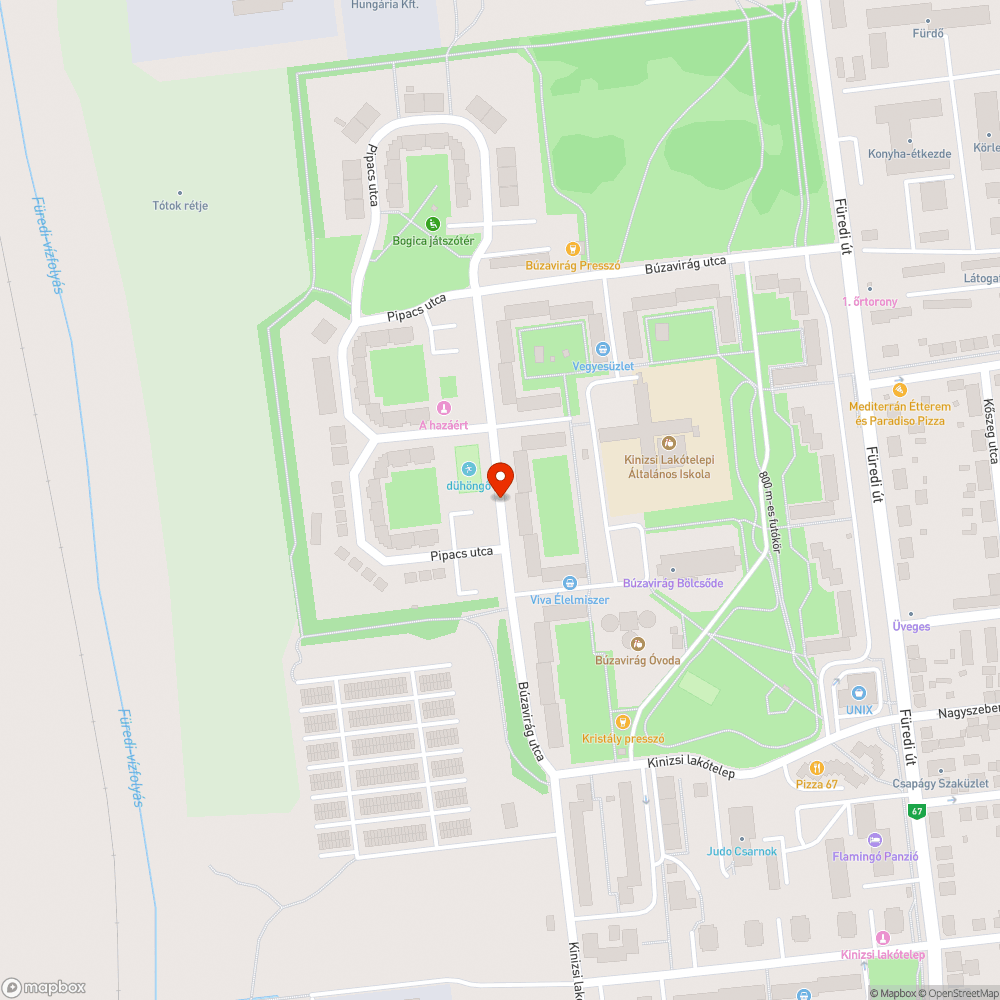 Szemét bejelentés helye