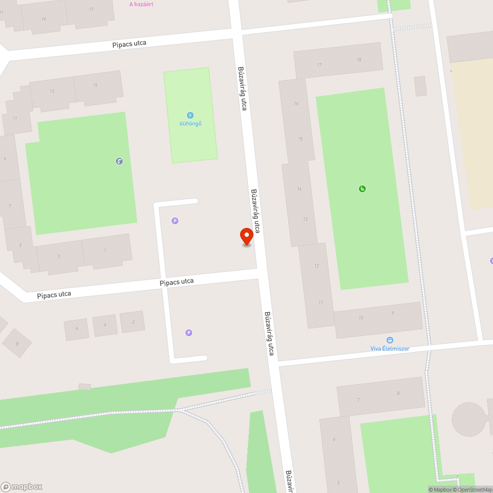 Nyitott fedel bejelentés helye