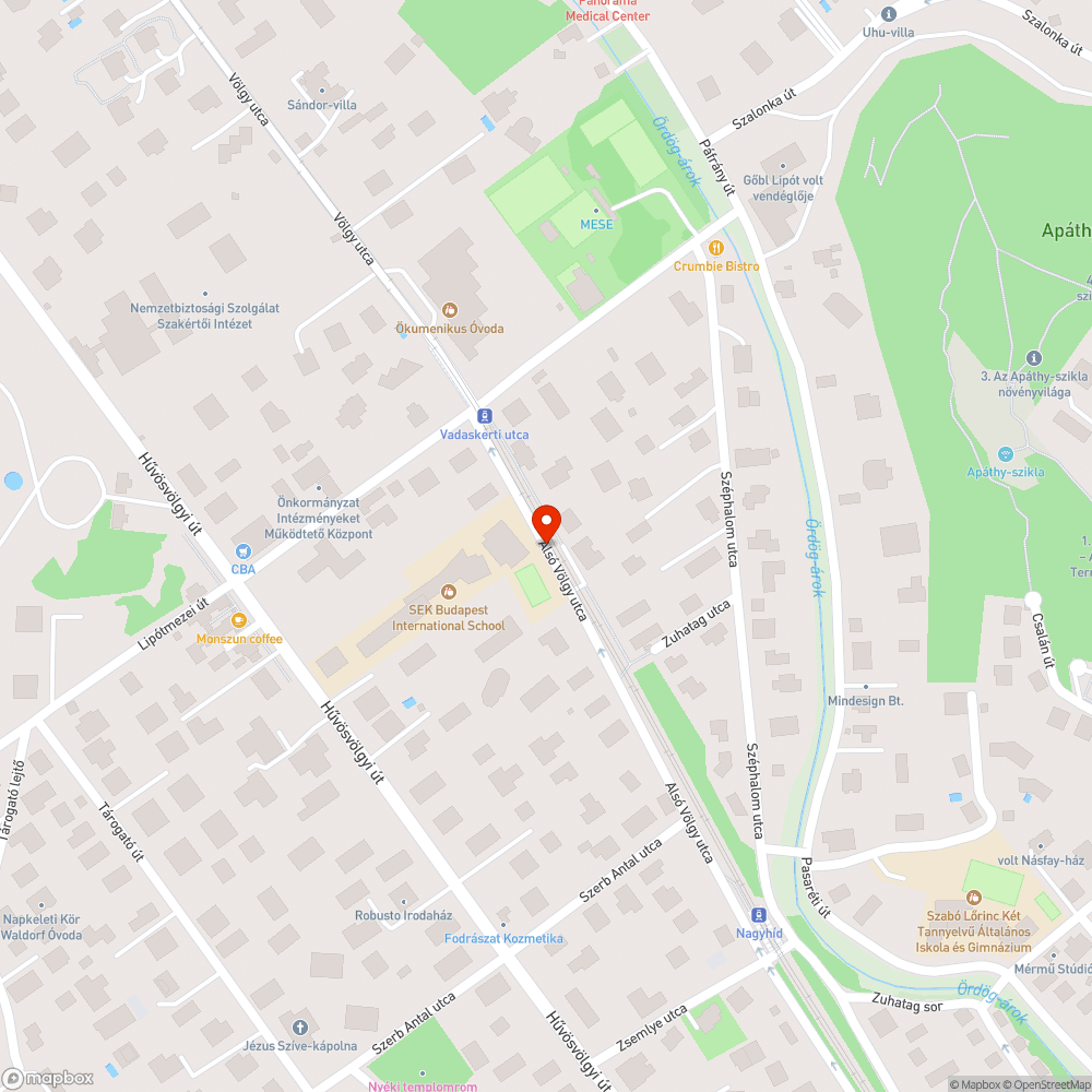 Járda és K+R parkoló szükséges bejelentés helye