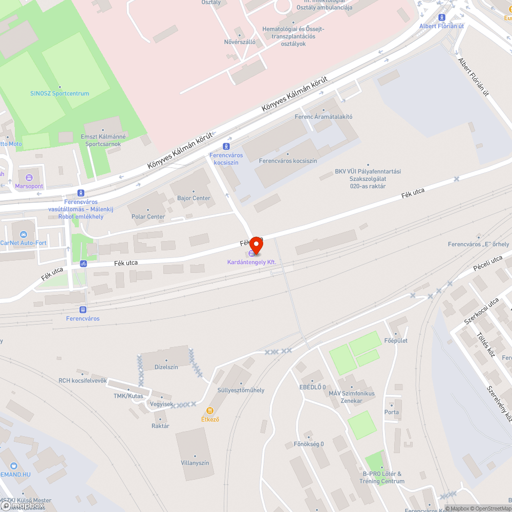 Autógumi közterületen bejelentés helye