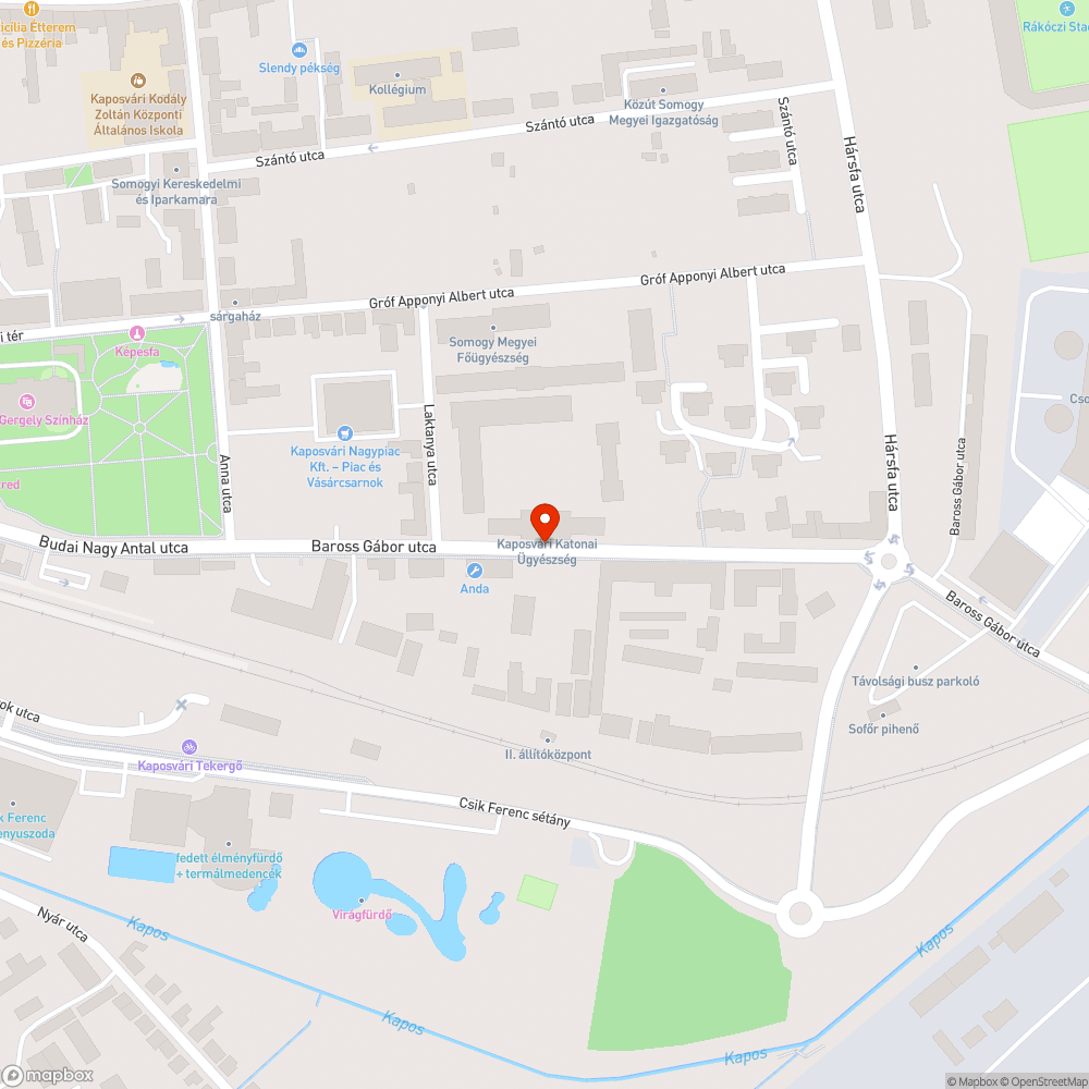 Kotormelek bejelentés helye