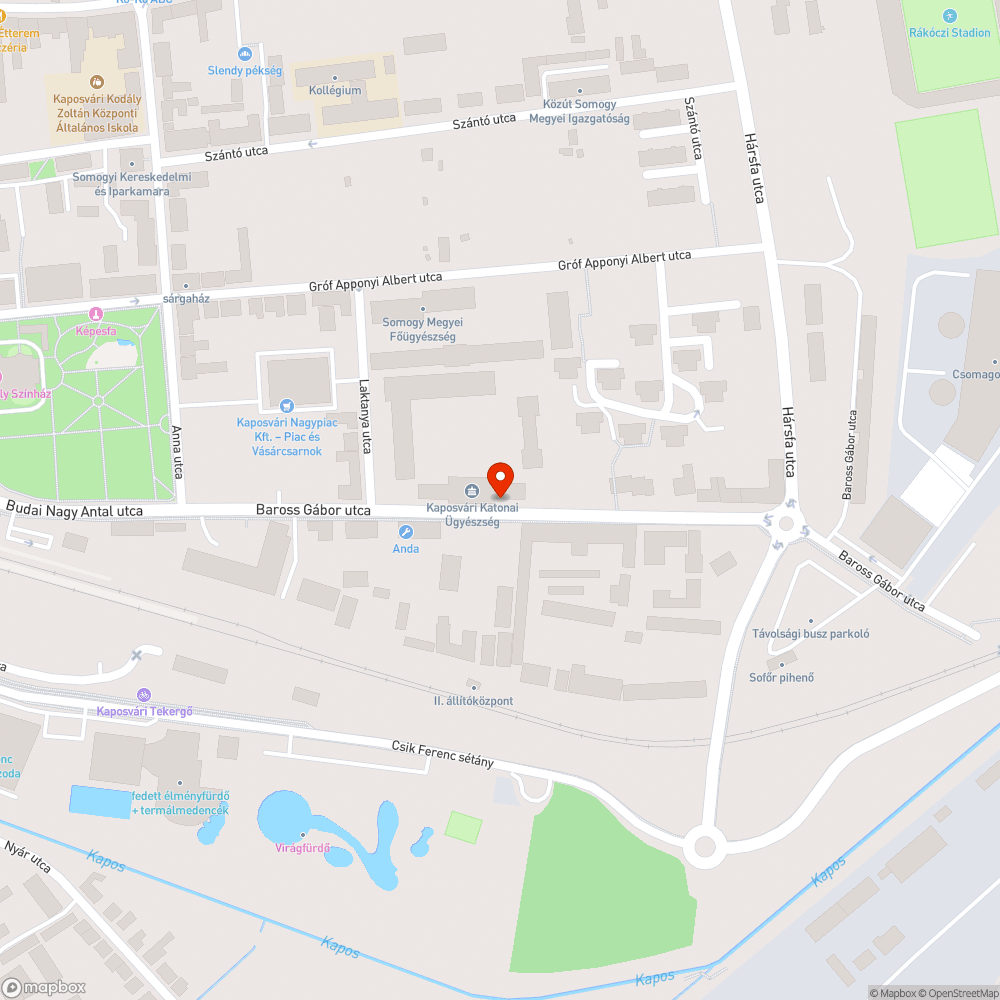 Omlásveszély bejelentés helye