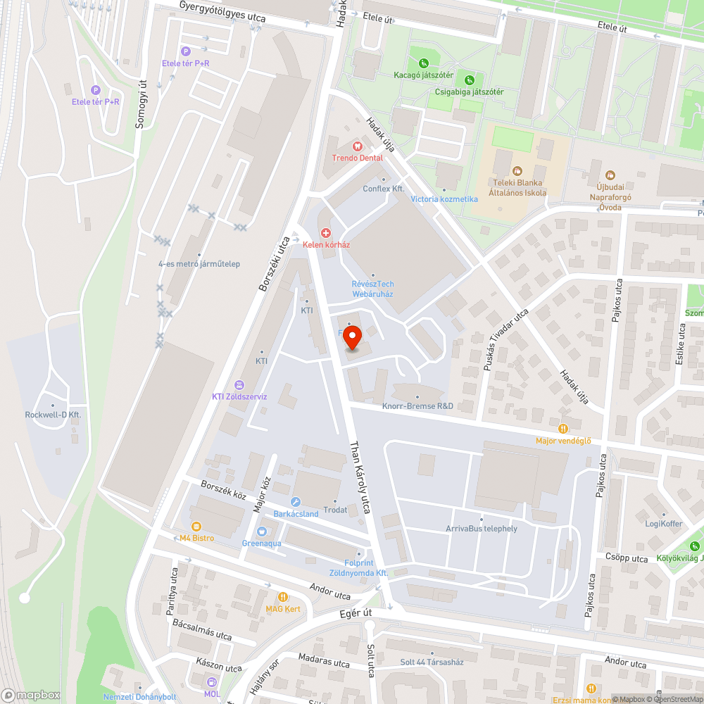 Elhullot madár bejelentés helye