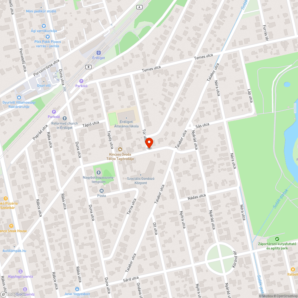 Folyóka rácsa kimagasodik a talajból bejelentés helye