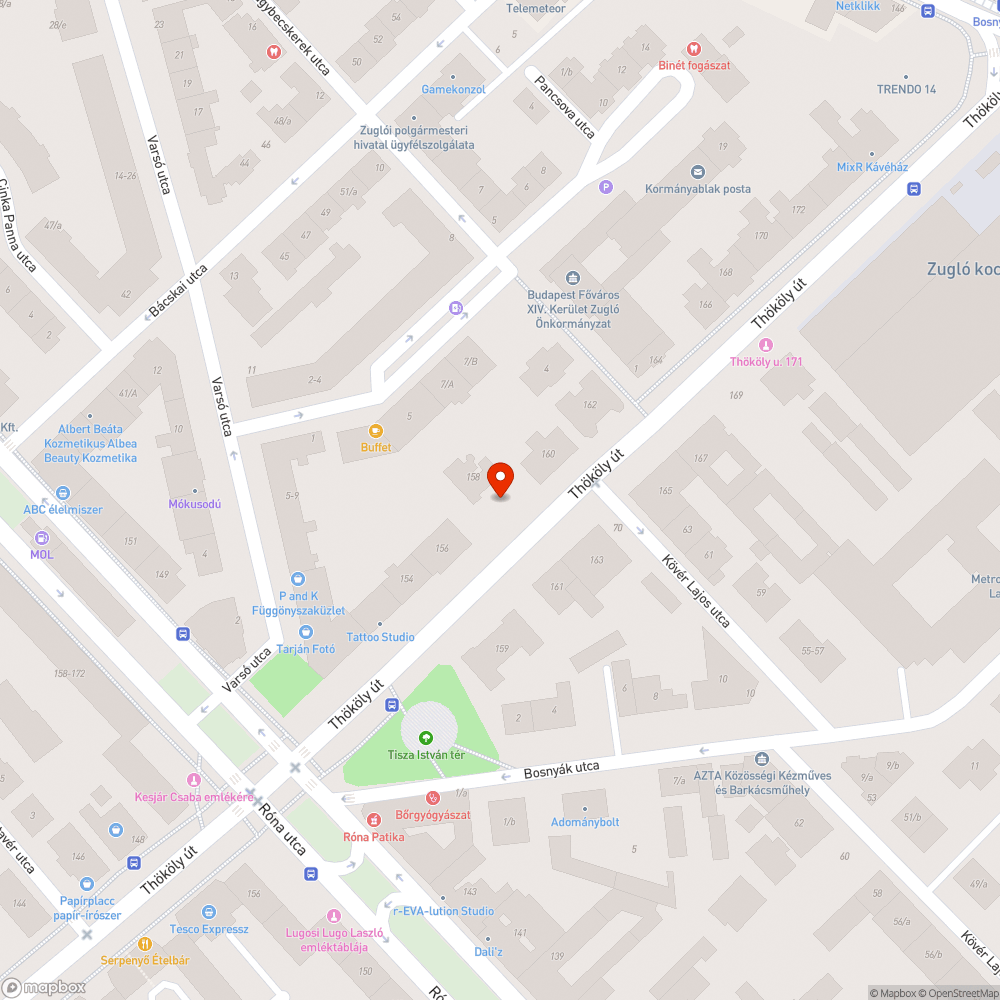 Zsákos és darabos szemét bejelentés helye