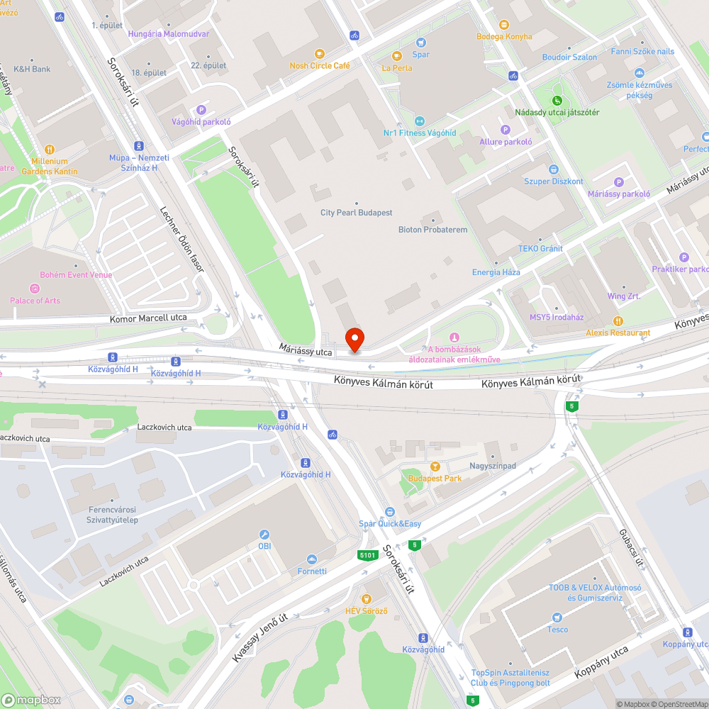 Graffitis, szemetes BKV terület bejelentés helye