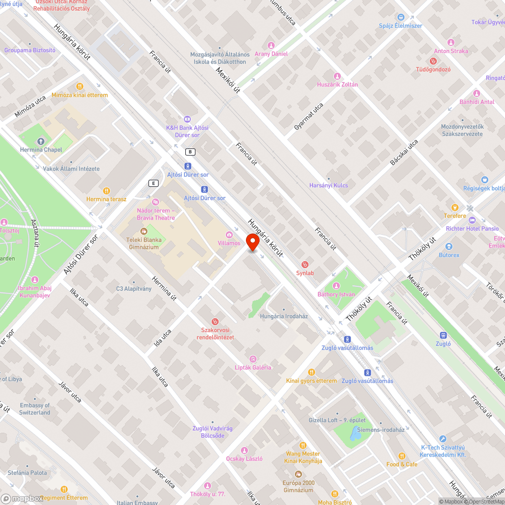 Kidöntött közmű bejelentés helye