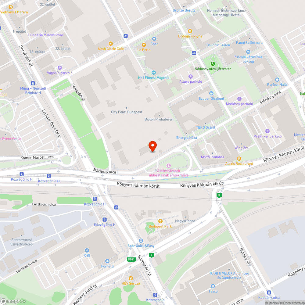 Kivágott és nem pótólt fa bejelentés helye