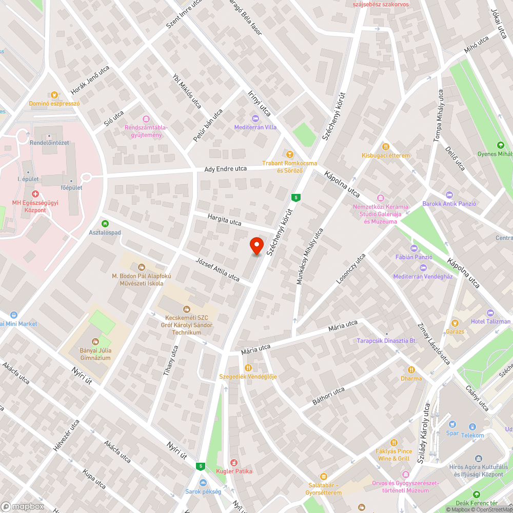 Nem működő közvilágítás bejelentés helye