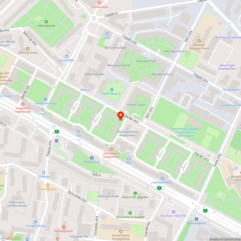 Avar hegyek a Szárnyas utcában! bejelentés helye