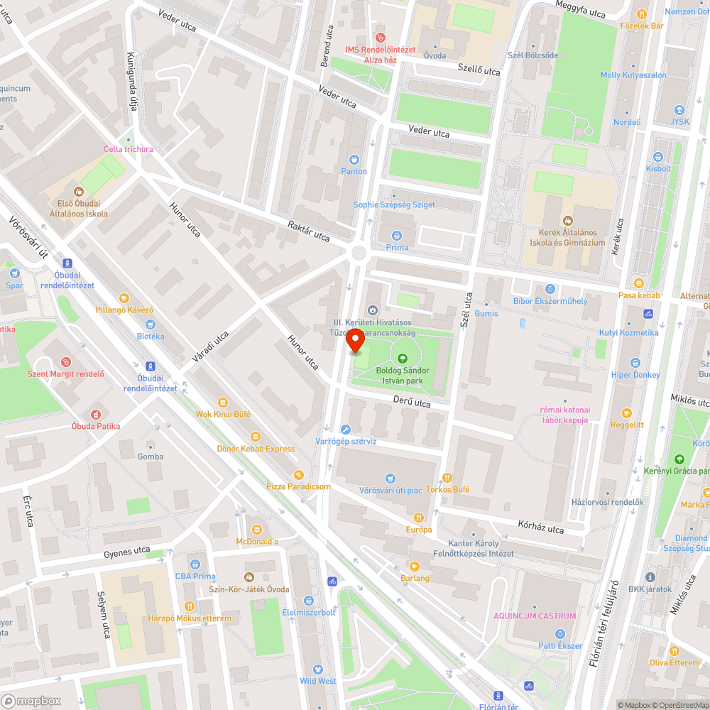 Leszakadt háló a sportpálya körül bejelentés helye