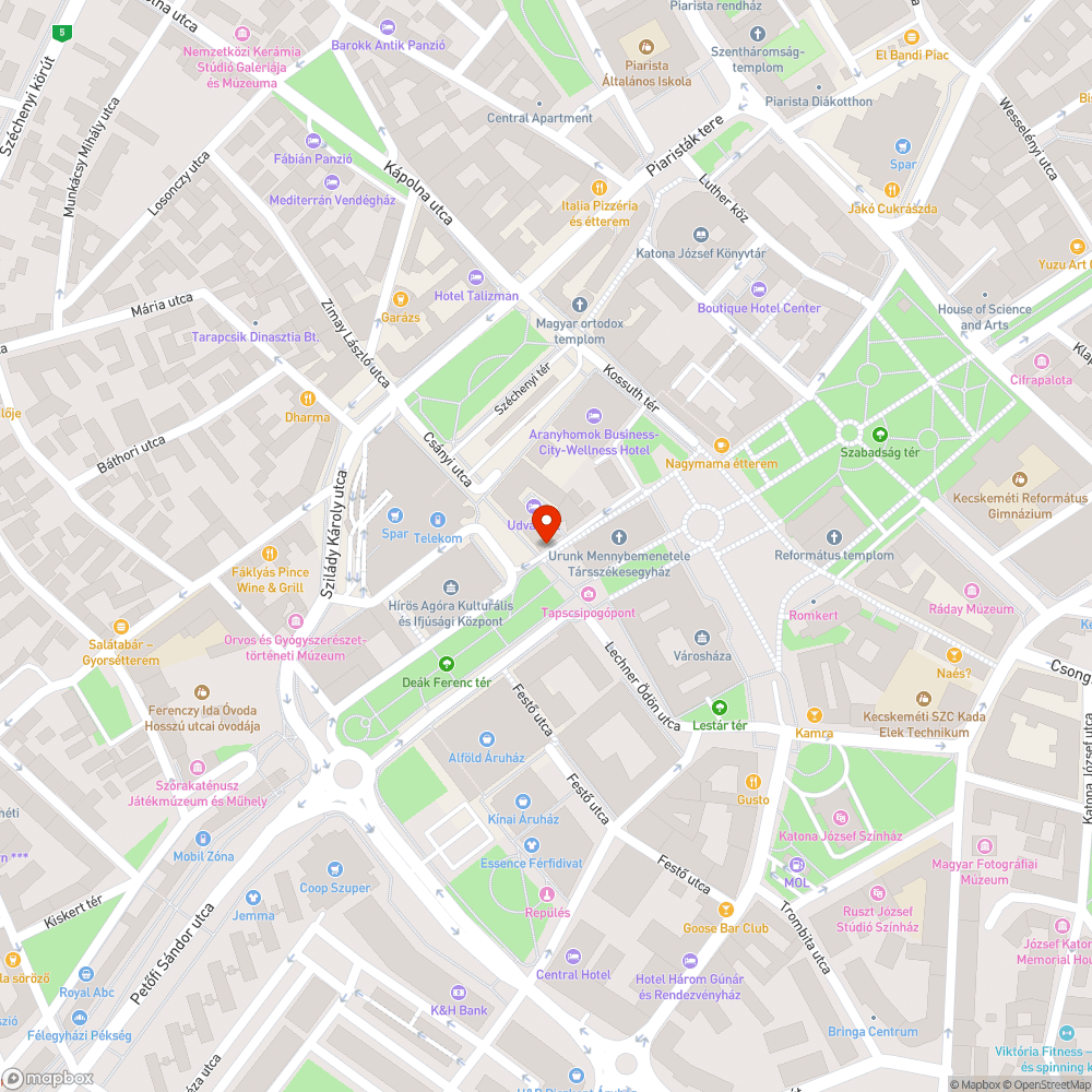 Kiégett 4 db lámpa bejelentés helye