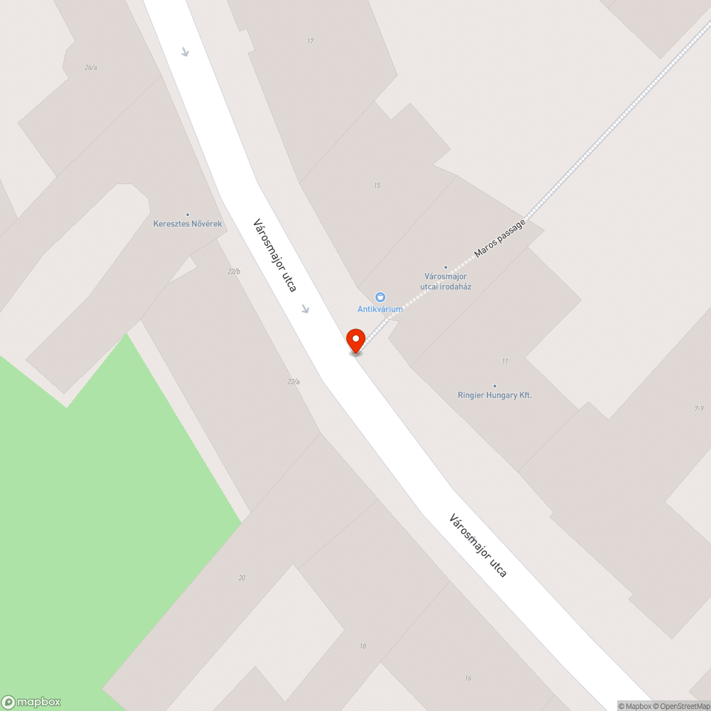 GTS Datanet feliratú lemorzsolódó aknafedél - Városmajor utca bejelentés helye