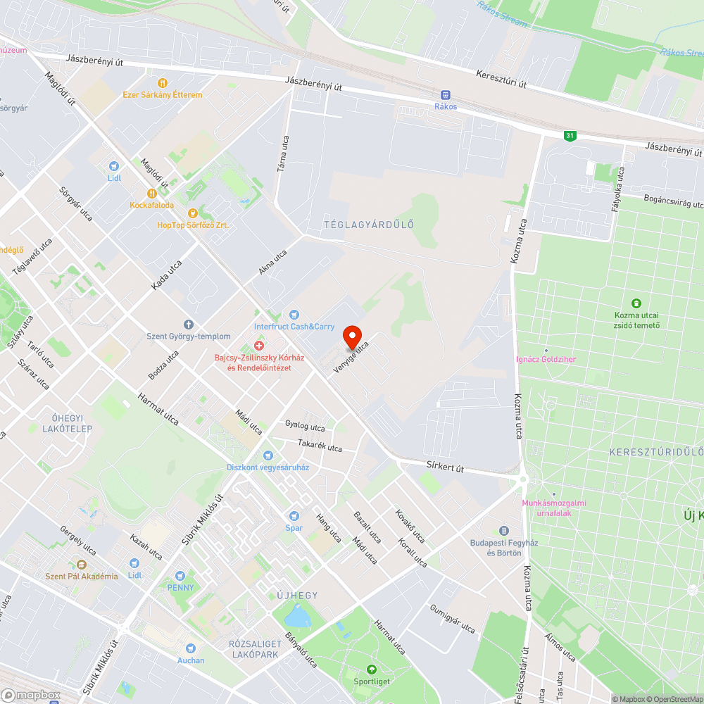 Egy darab nagyobb betontömb bejelentés helye