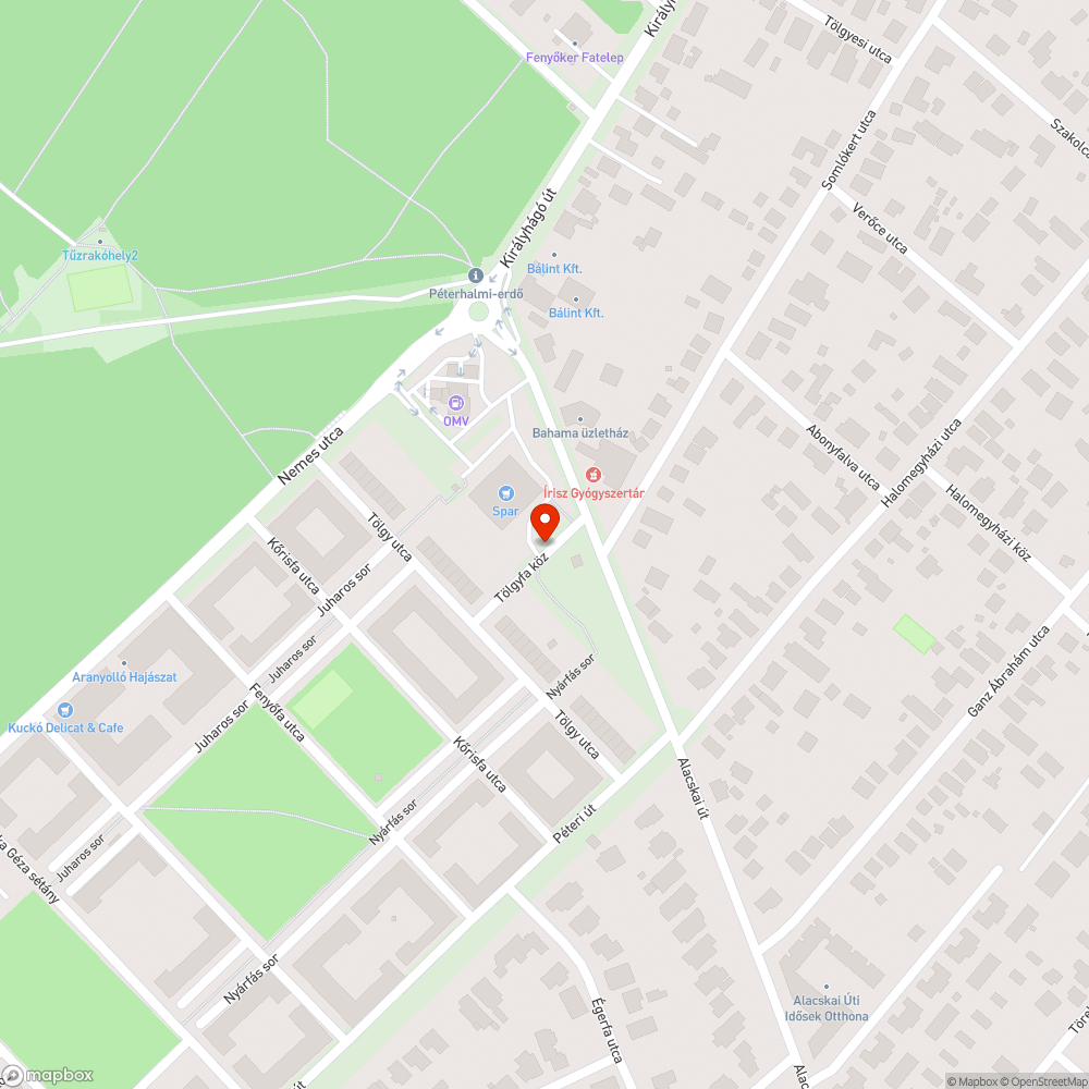 Leszakadt padka bejelentés helye