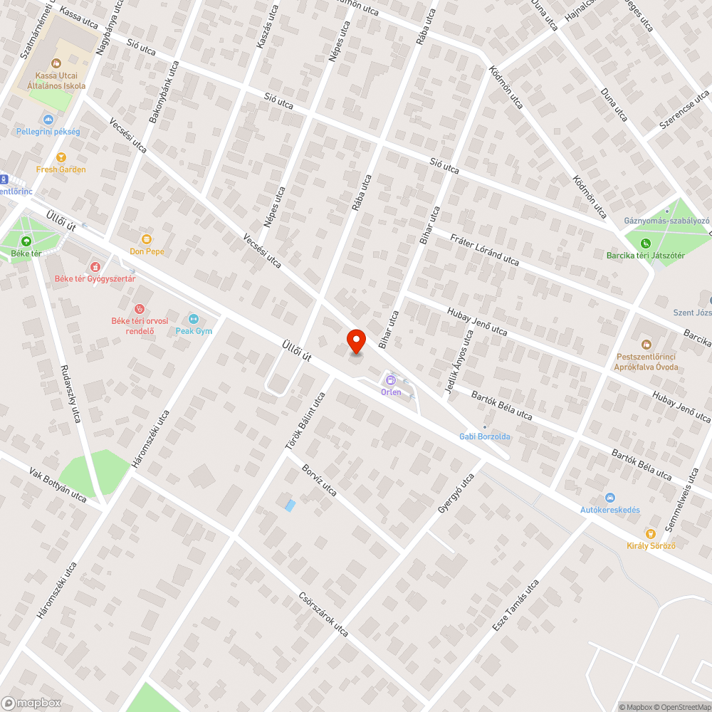 Takaritatlan járdaszakasz bejelentés helye