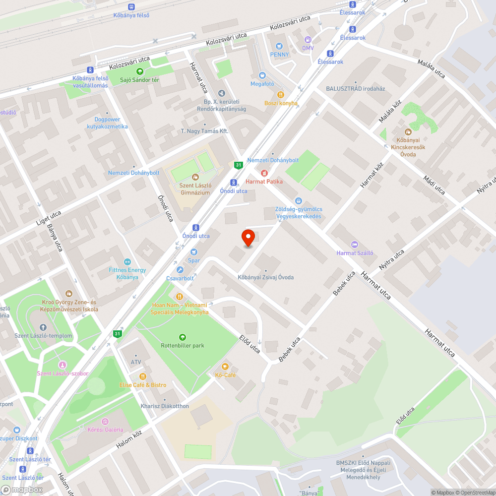 Orvosi rendelőnél ottfelejtett, régóta lelakatolt biciklik bejelentés helye