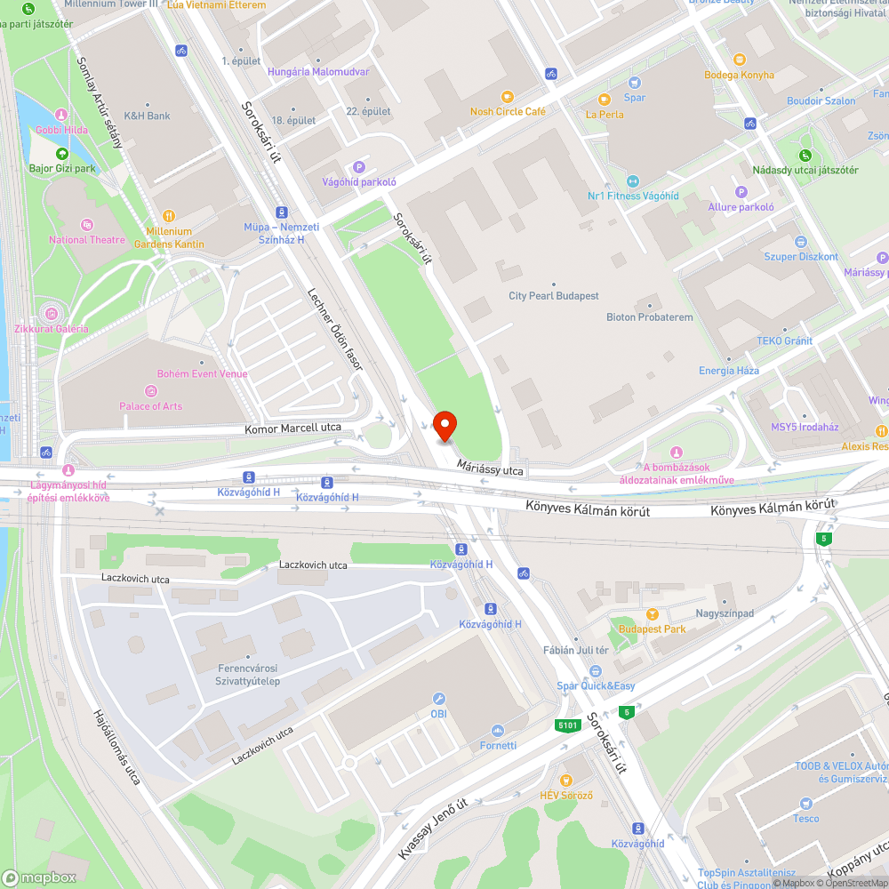 Megsüllyedt csatornafedél - Közvágóhíd bejelentés helye