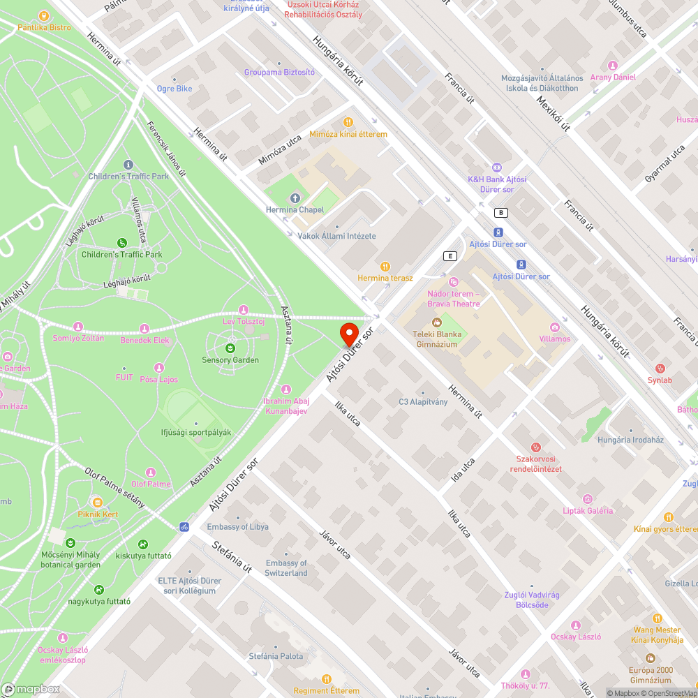 Kettő elhagyott jármű bejelentés helye