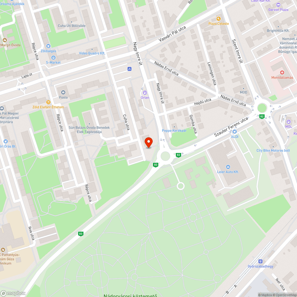 Csatornafedél beszakad bejelentés helye