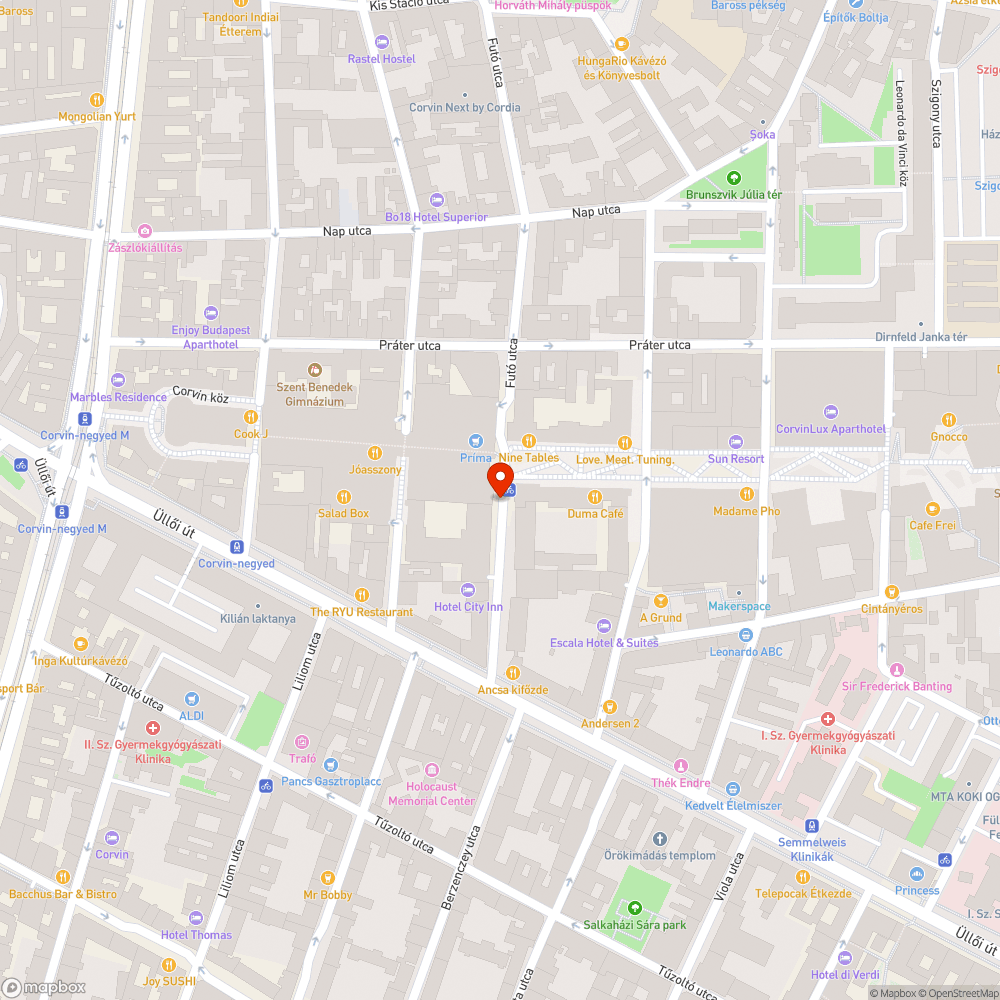 Megdőlt tábla bejelentés helye