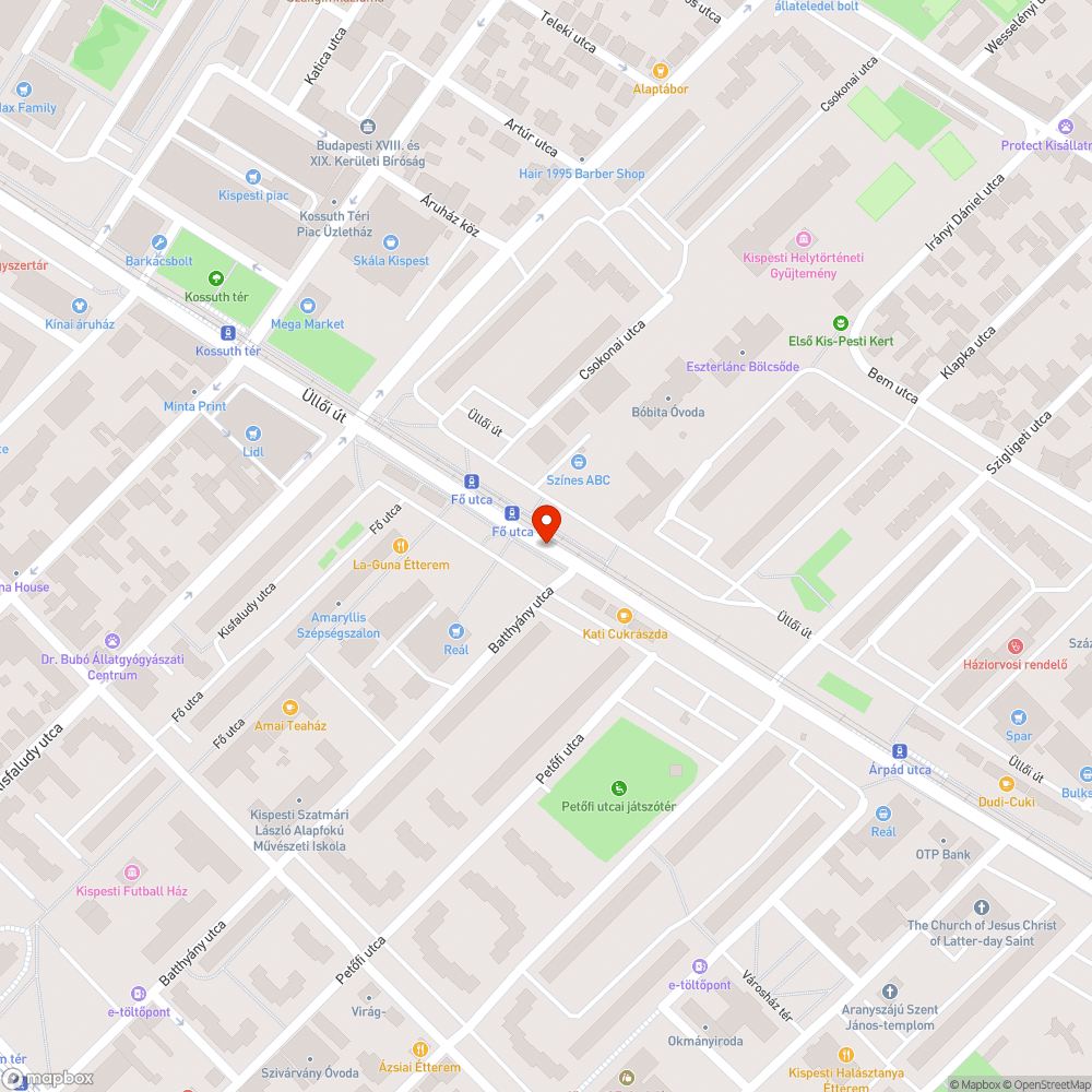 Kirakott szemét bejelentés helye