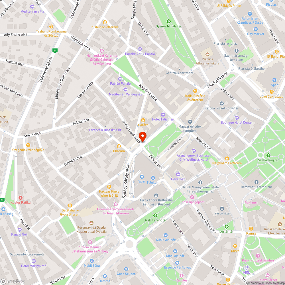 Hiányzó fényterelő bejelentés helye