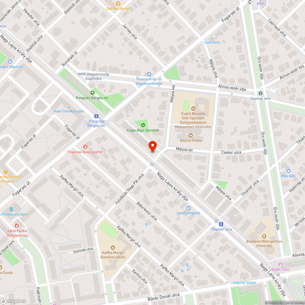 Folyamatos szemét bejelentés helye