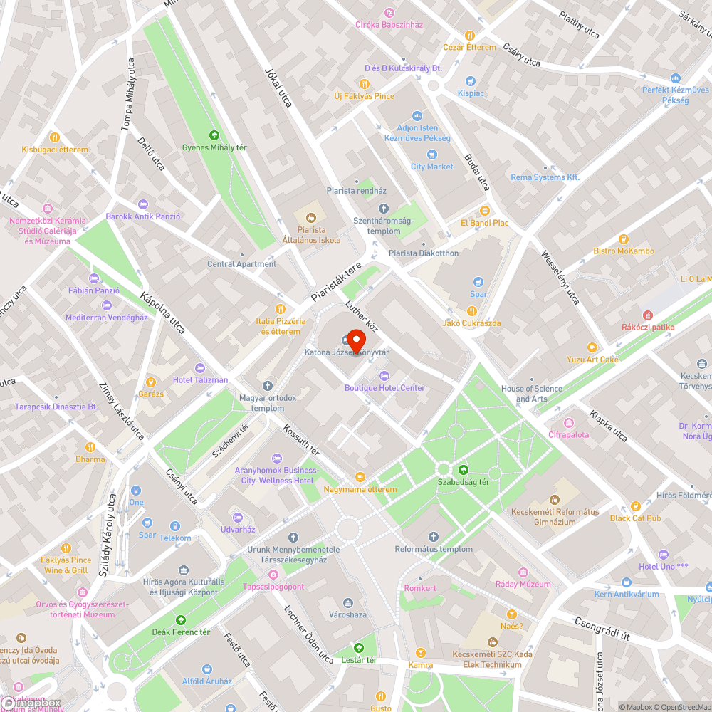 Kiégett lámpa bejelentés helye