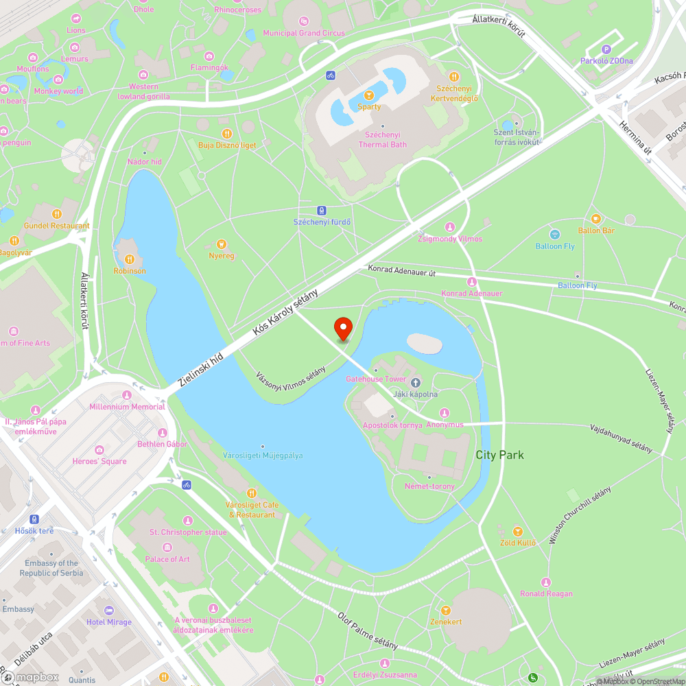 Úthibák bejelentés helye