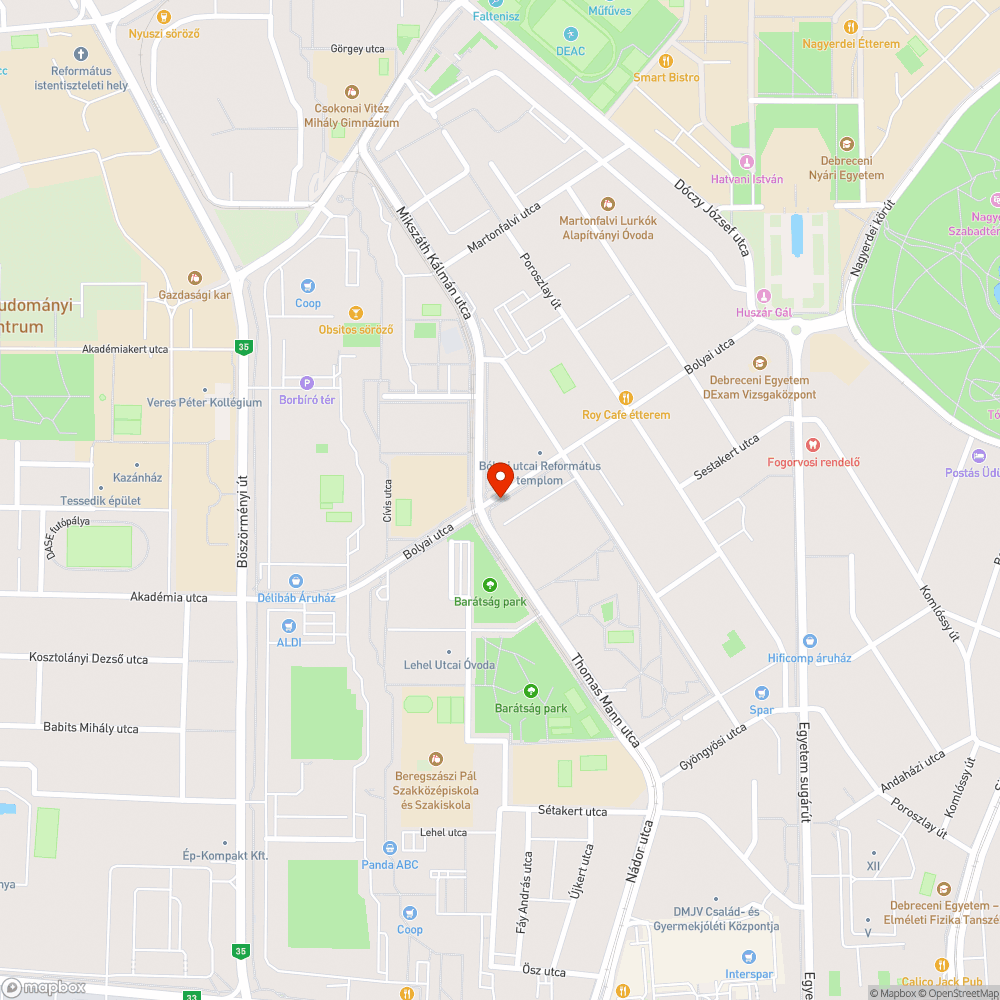 Kifelejtett zöldterületi nyírás bejelentés helye