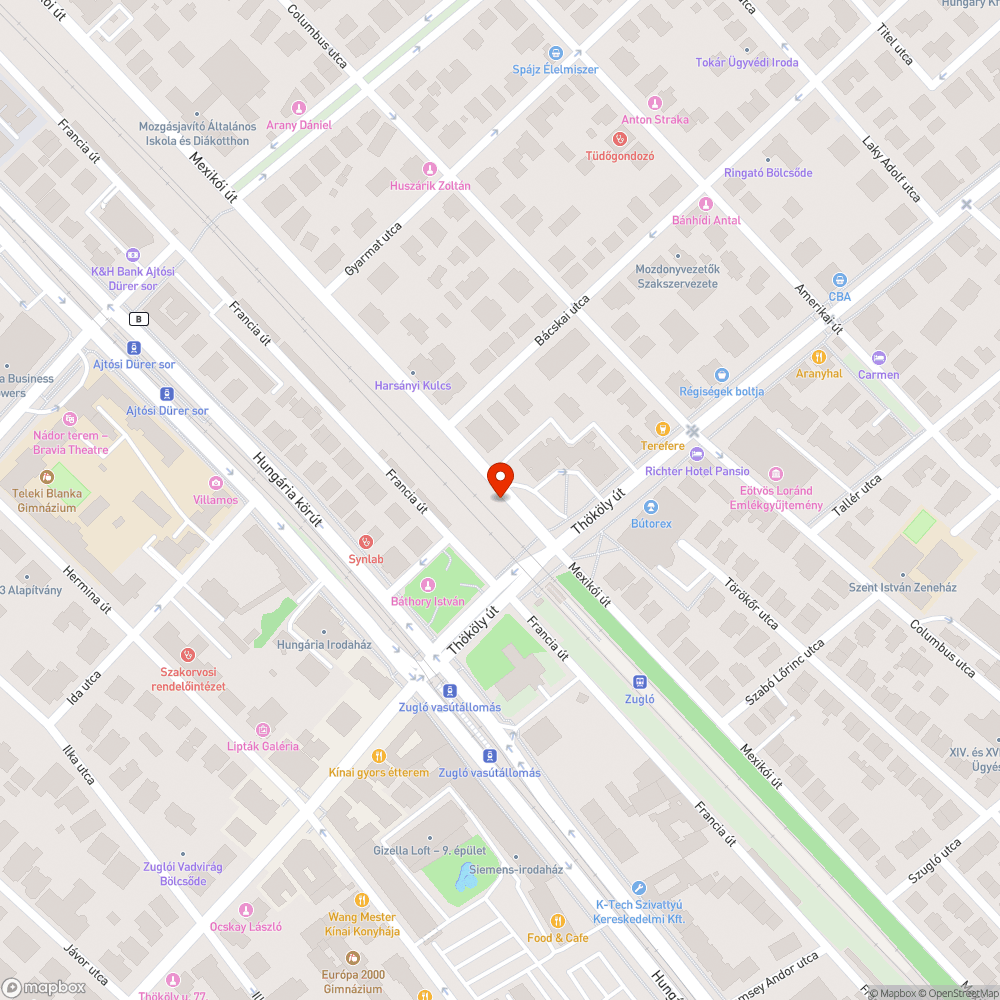 Szemetes utcaszakasz bejelentés helye