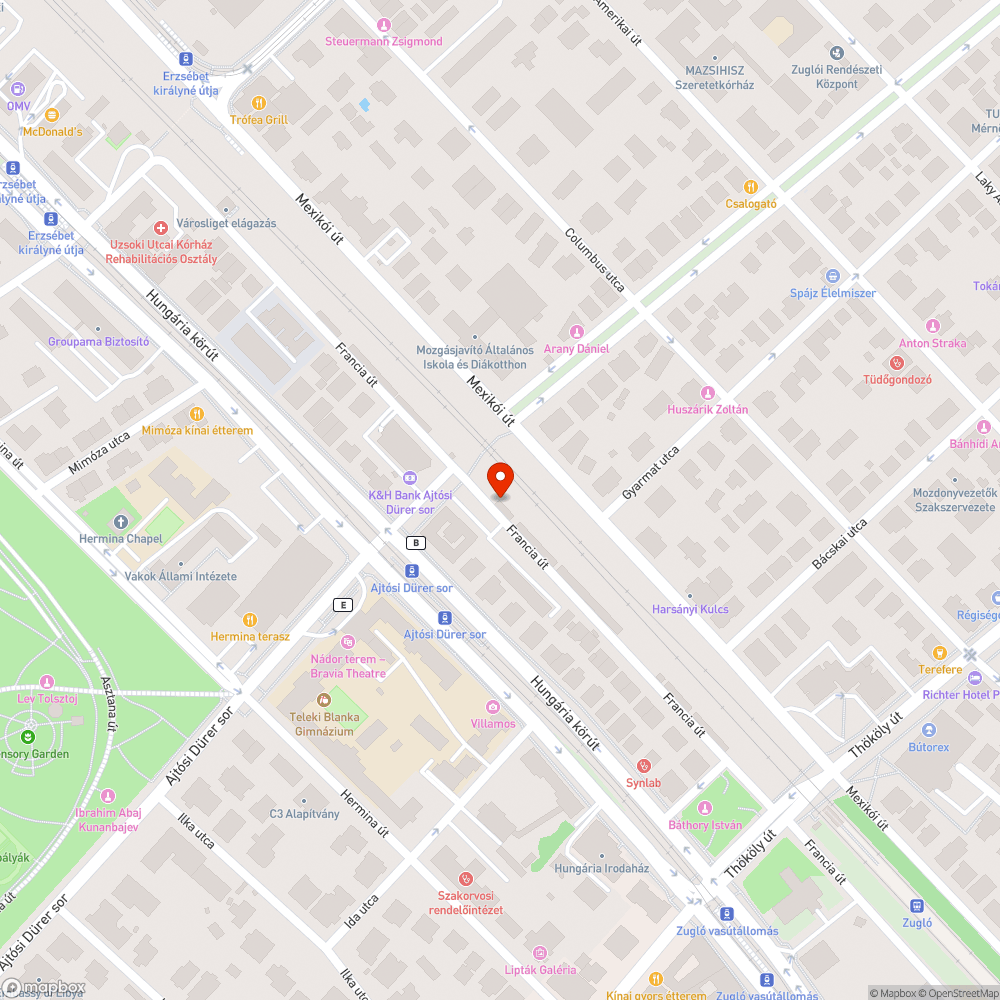 Szemetes terület bejelentés helye