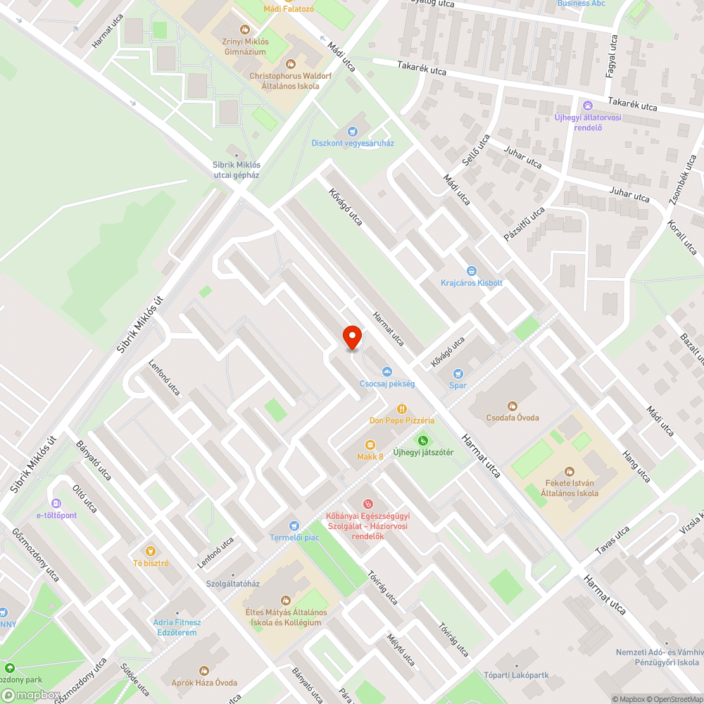 Beláthatatlan kerékpár út bejelentés helye