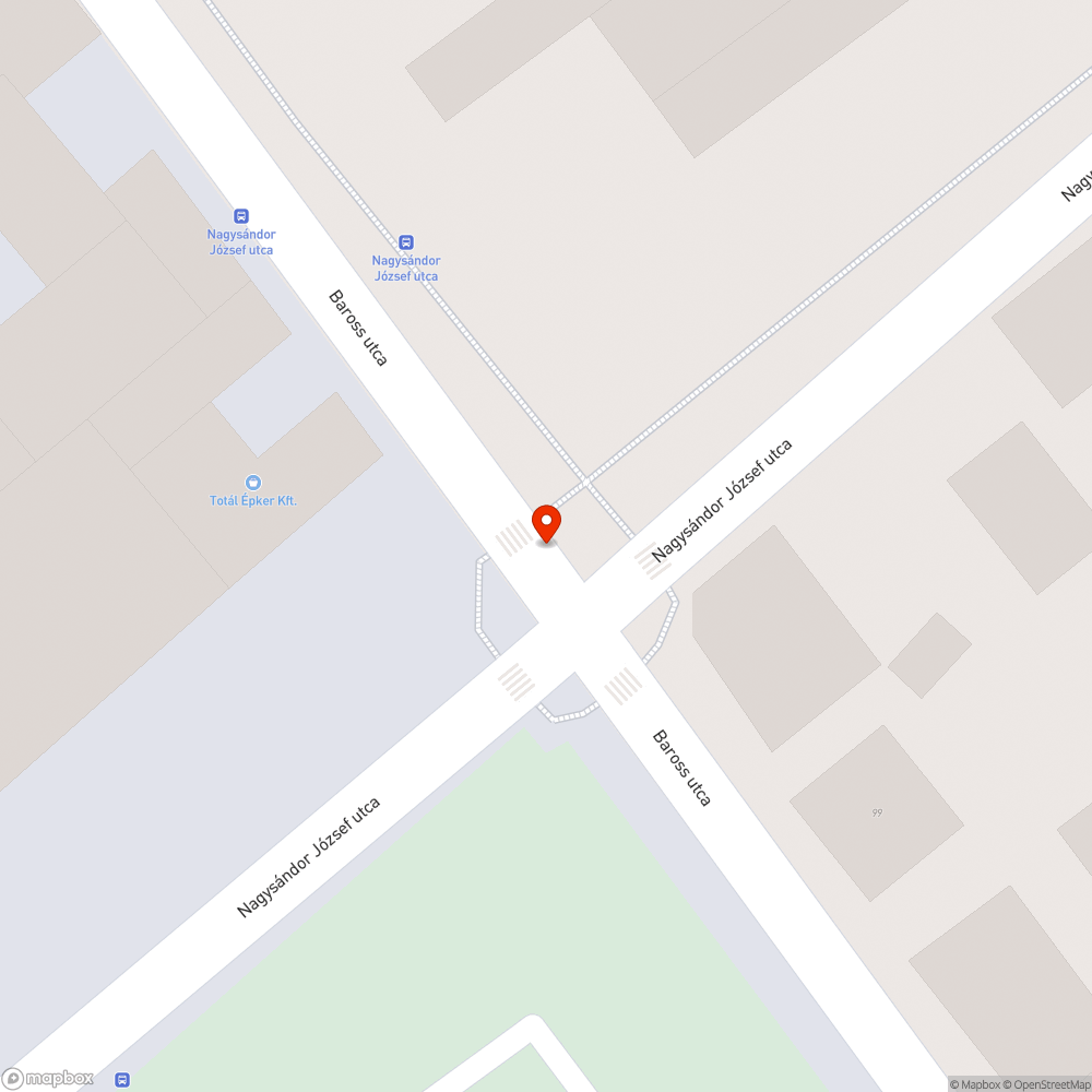 Kiégett lámpa - Baross utca bejelentés helye