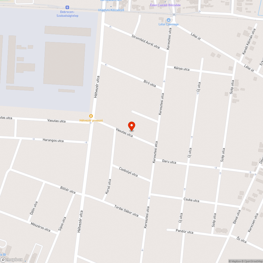 Utcai világítás hiánya bejelentés helye