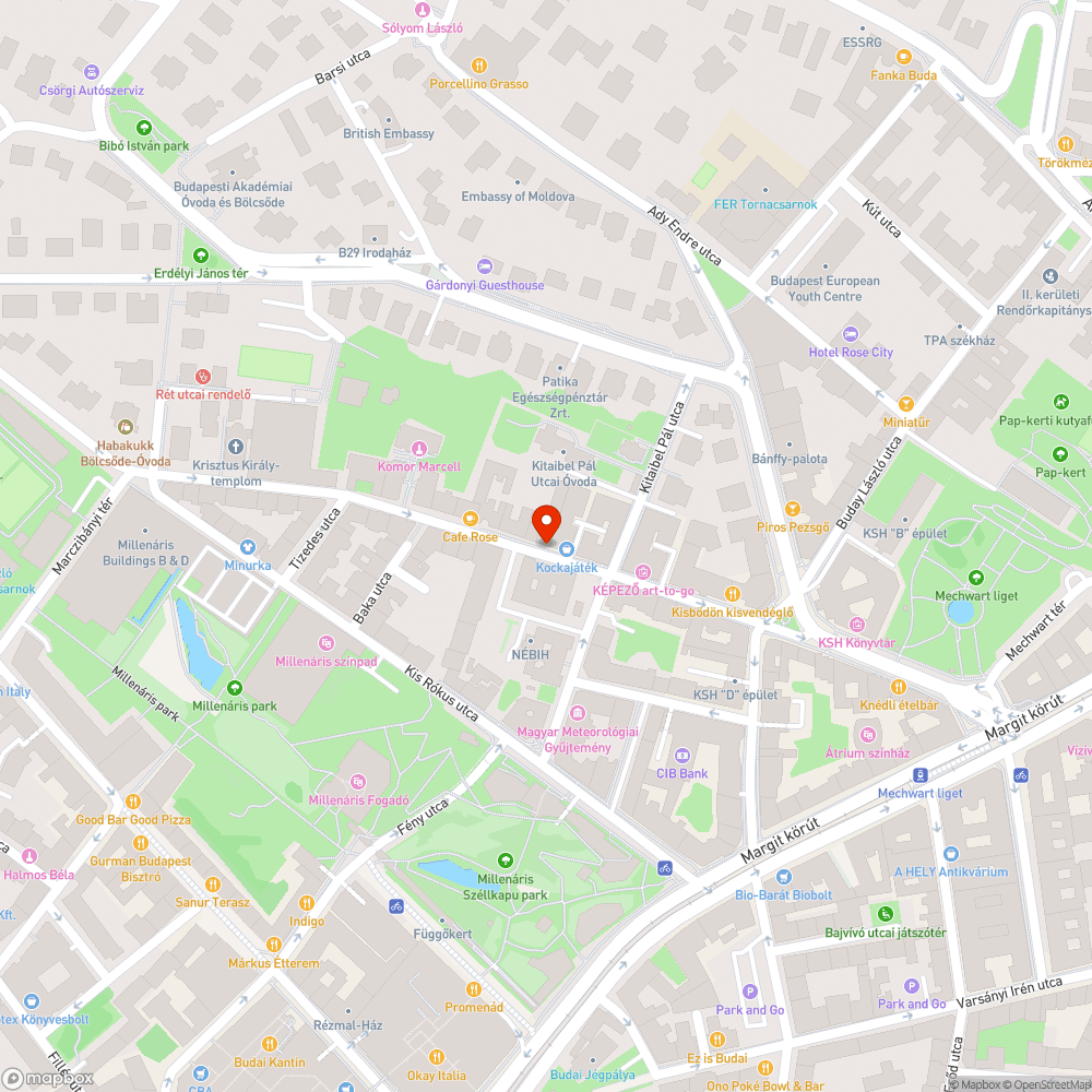 Hiányzó víz fedlap a Keleti Károly utcában bejelentés helye