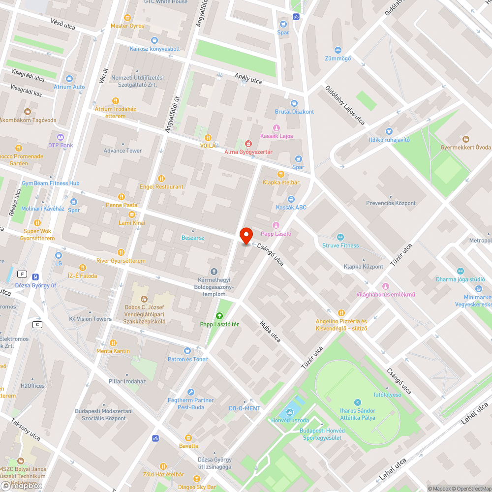 Hiányzó közvilágítási lámpa bejelentés helye