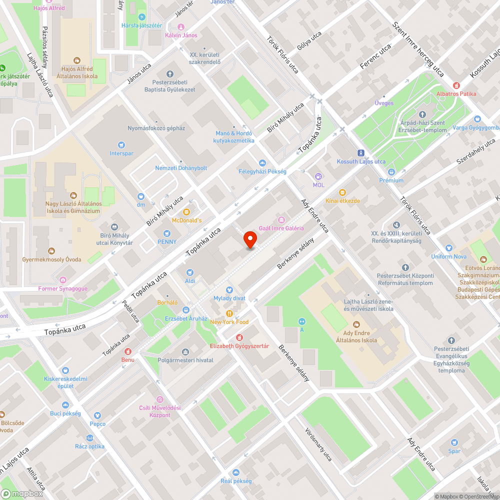 Hibás aknafedél bejelentés helye