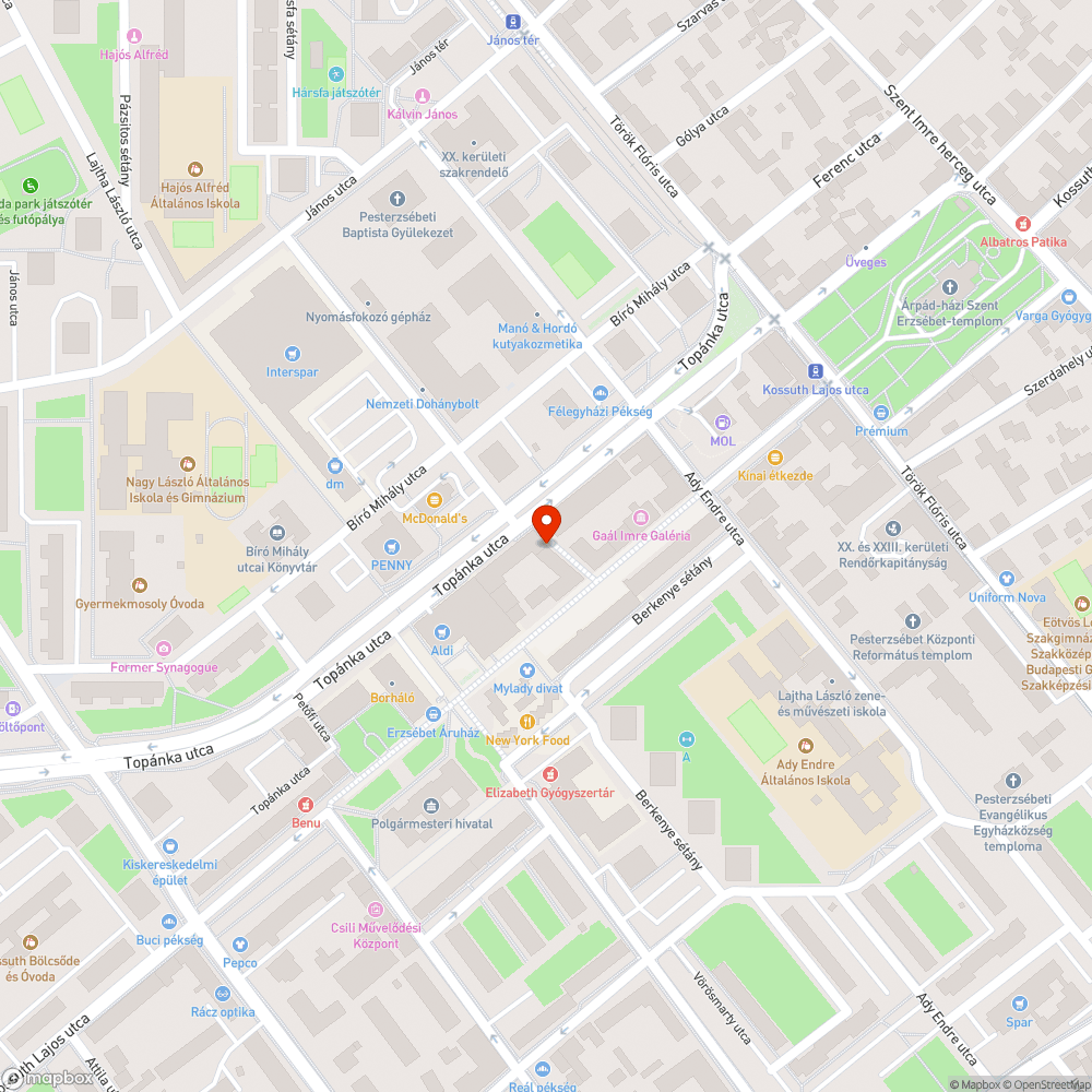 Hiányzó burkolat bejelentés helye