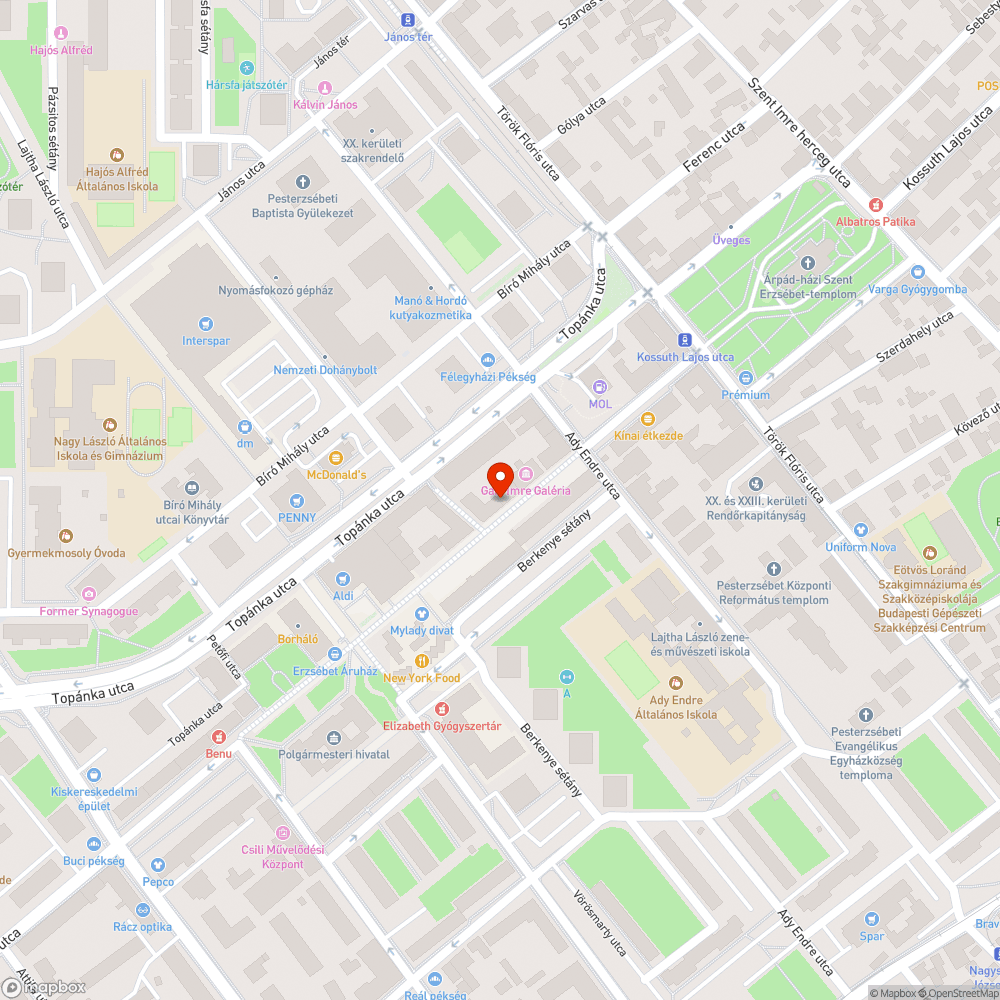 Fedlapból letört aszfaltdarabok bejelentés helye