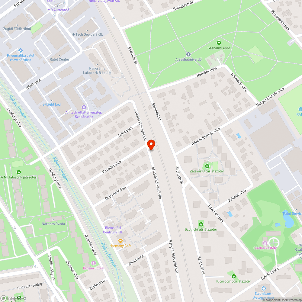 Lomok az út mellett bejelentés helye