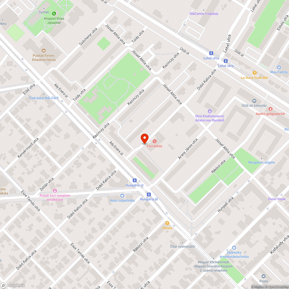 Forgalombòl kivont jármű - Dobó K. bejelentés helye