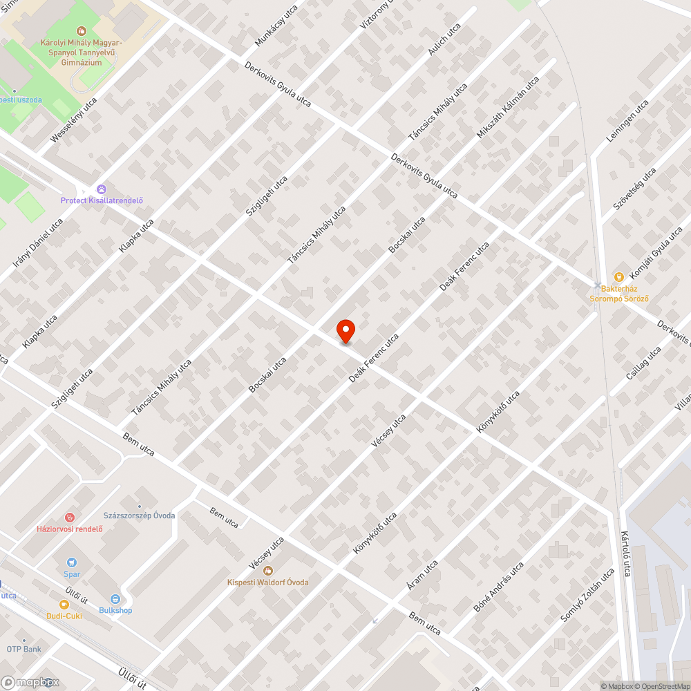 Üzemképtelen jármű - Móricz Zs. bejelentés helye