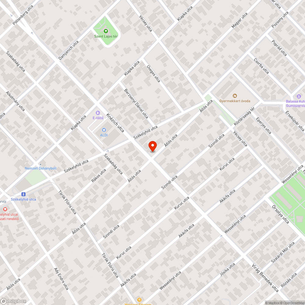 Letépett utcanévtáblák - Átlós bejelentés helye