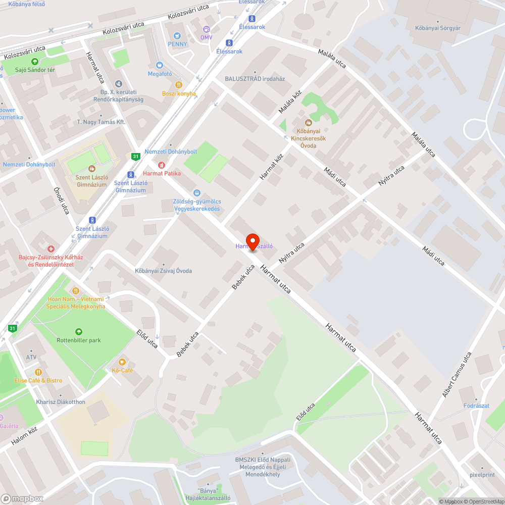 Nem világító utcai lámpa bejelentés helye