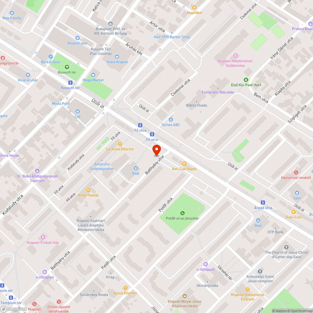 Szemét bejelentés helye