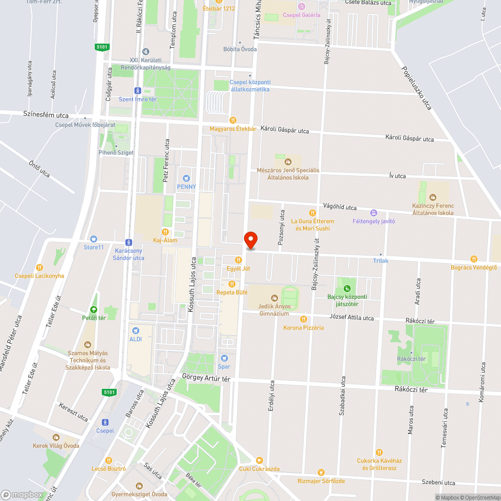 Leesett ajtó bejelentés helye